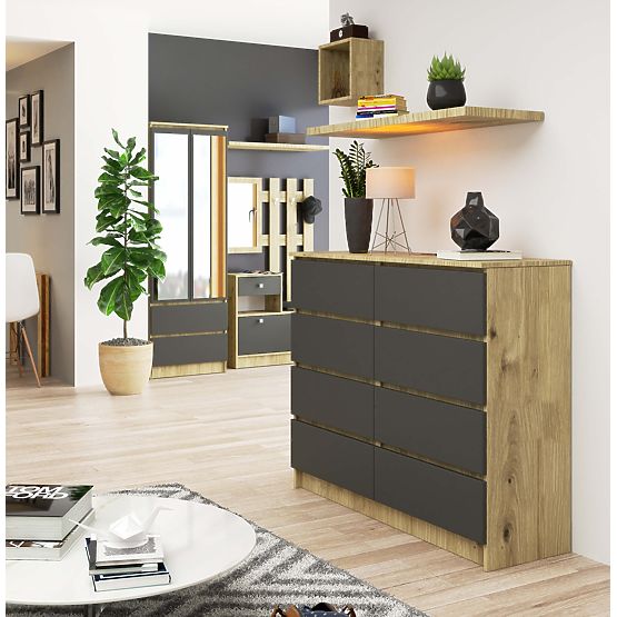 COMÒ K120 8SZ CLP PK ROVERE ARTISAN / GRIGIO