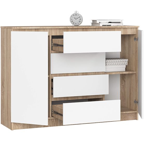 COMÒ K140 2D 4SZ CLP PK ROVERE SONOMA / BIANCO