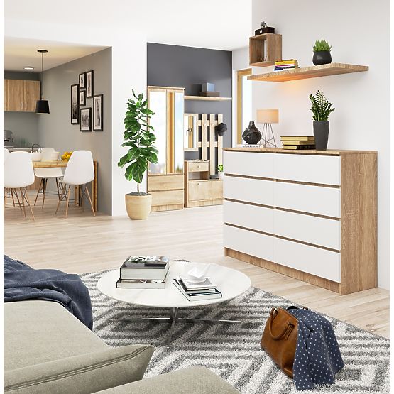 COMÒ K140 8SZ CLP PK SONOMA / BIANCO