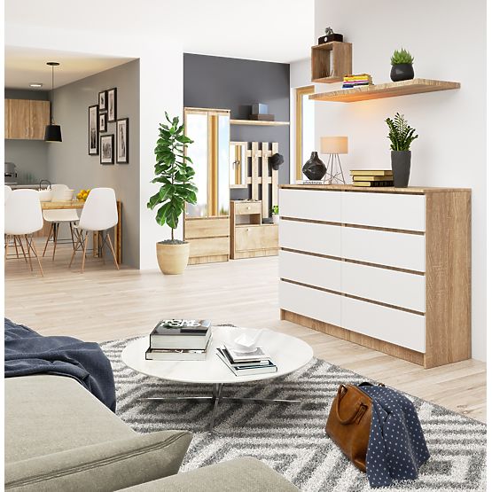 COMÒ K140 8SZ CLP PK SONOMA / BIANCO