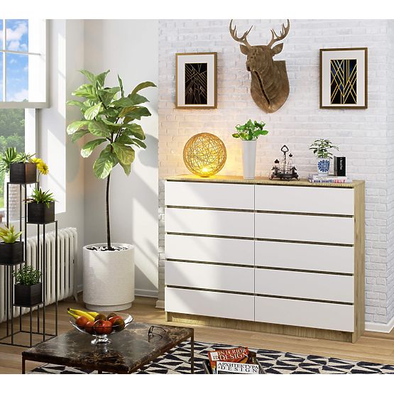 COMÒ K160 10CAS CLP PK ROVERE ARTIGIANO / BIANCO