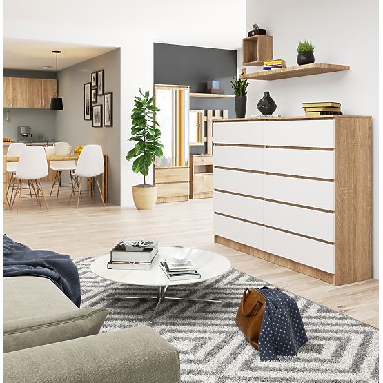 COMÒ K160 10SZ CLP PK ROVERE SONOMA / BIANCO