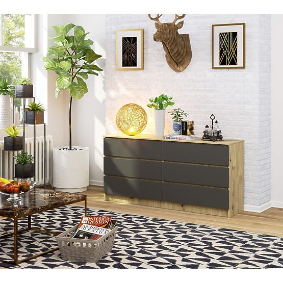 COMÒ K160 6SZ CLP ROVERE ARTISAN / GRIGIO