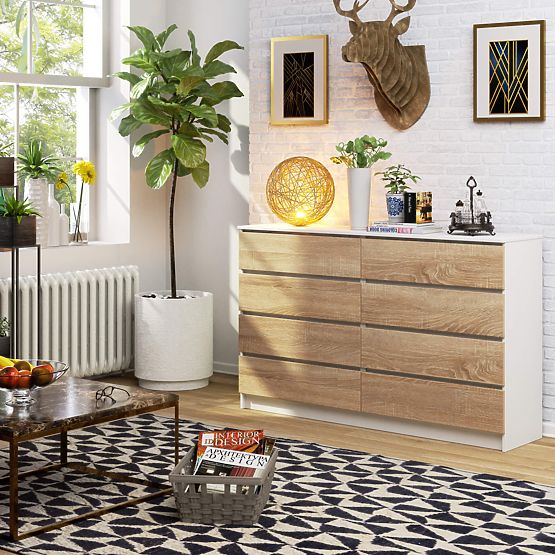 COMÒ K160 8SZ CLP PK BIANCO / ROVERE SONOMA
