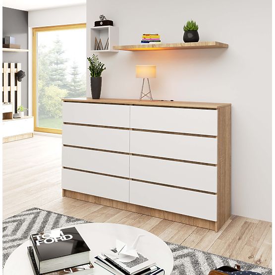 COMÒ K160 8SZ CLP PK ROVERE SONOMA / BIANCO