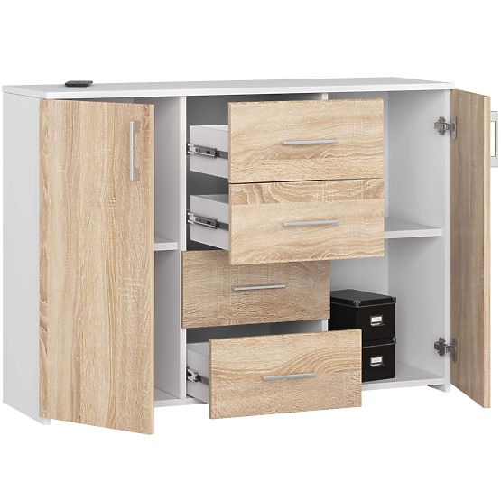 COMÒ K45 PK BIANCO / ROVERE SONOMA