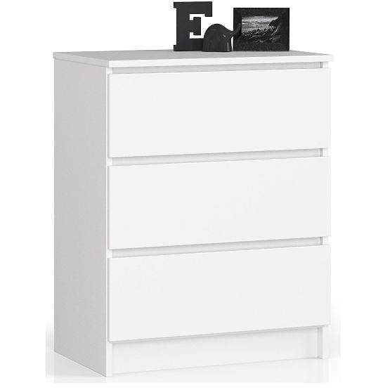 COMÒ K60 3 CASSETTI CLP BIANCO