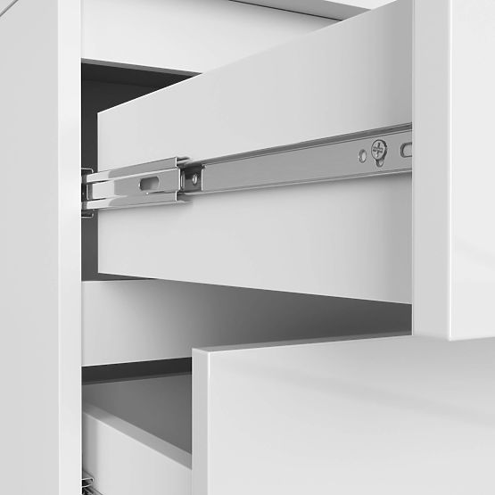 COMÒ K60 3 CASSETTI CLP PK BIANCO LUCIDO