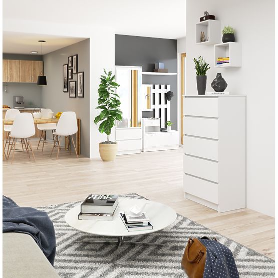 COMÒ K60 5 CASSETTI CLP PK BIANCO