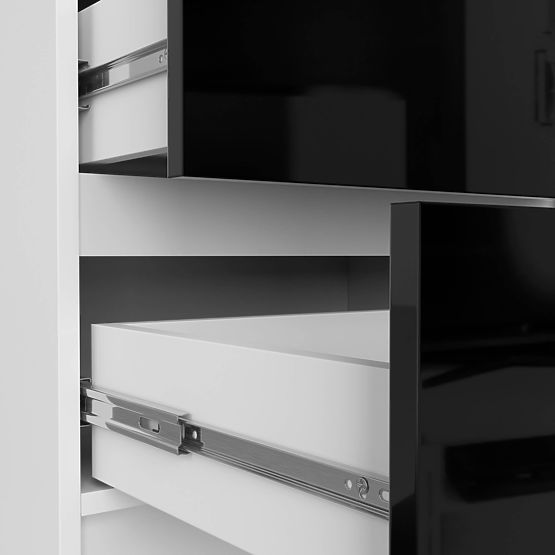 COMÒ K60 5 CASSETTI CLP PK NERO LUCIDO