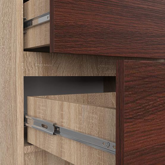 COMÒ K60 5 CASSETTI CLP PK ROVERE SONOMA / WENGE