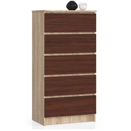 COMÒ K60 5 CASSETTI CLP PK ROVERE SONOMA / WENGE