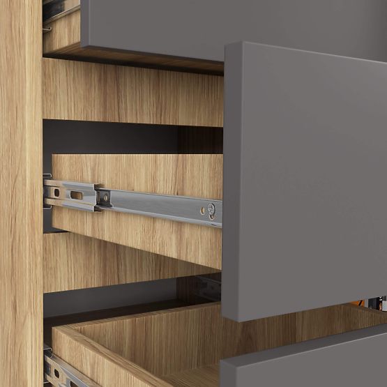 COMÒ K80 1D 5SZ PK ROVERE ARTISAN / GRIGIO GRAFITE