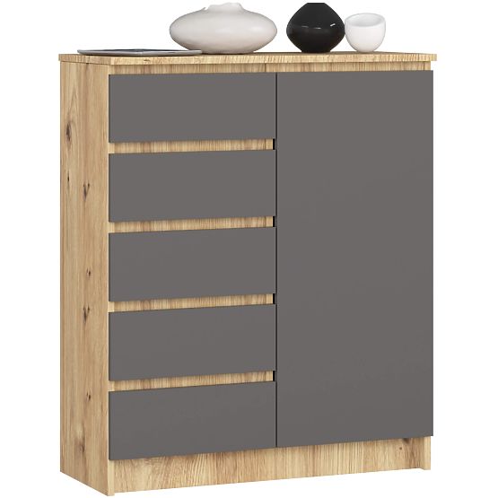 COMÒ K80 1D 5SZ PK ROVERE ARTISAN / GRIGIO GRAFITE