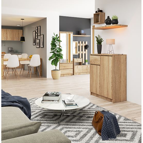 COMÒ K80 2D 1SZ CLP PK ROVERE SONOMA