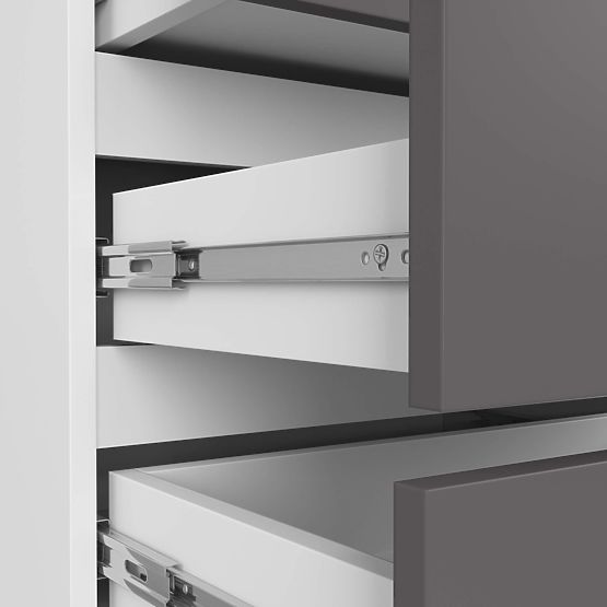 COMODINO CL3 60 cm PK BIANCO / GRIGIO