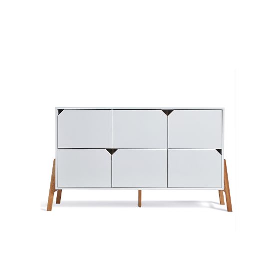 Comodino Lotti - 6 cassetti