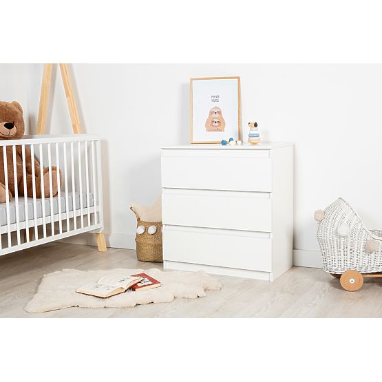 Comodino MILLA 3- bianco
