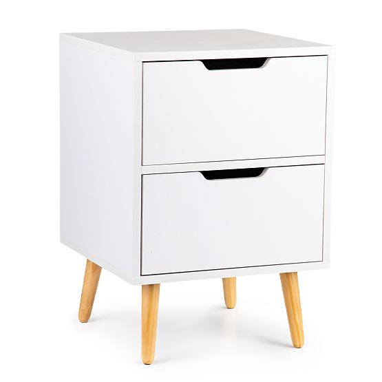 Comodino NORLA bianco