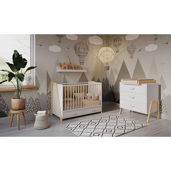 2 in 1 Lettino e Scrivania CONE 120x60 - SCANDI