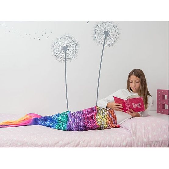 Coperta a forma di sirena Rainbow