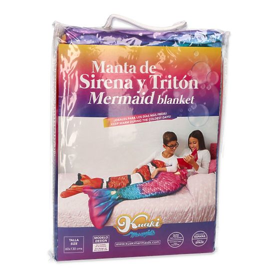Coperta a forma di sirena Rainbow