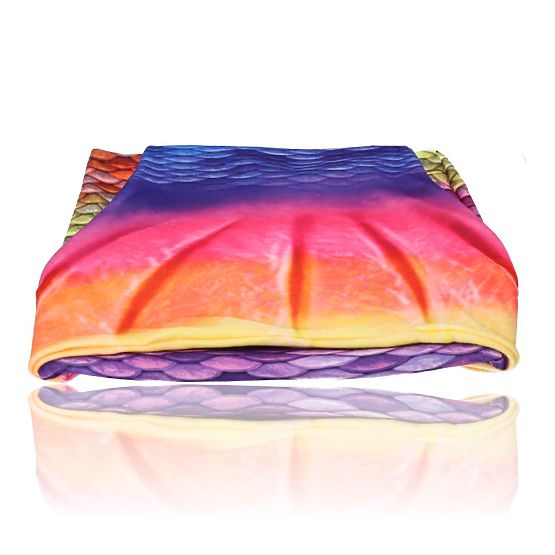 Coperta a forma di sirena Rainbow
