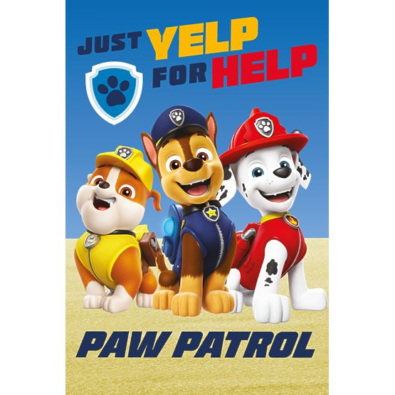 Coperta in pile Paw Patrol - Rubble, Marshall e Chase