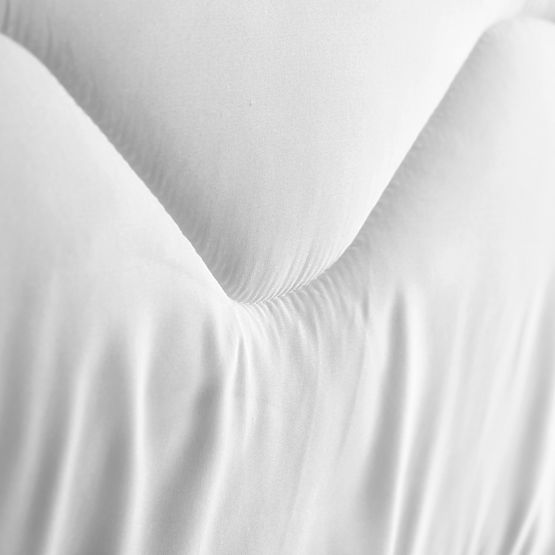 Coperta INEZ colore bianco caro stile classico decoking