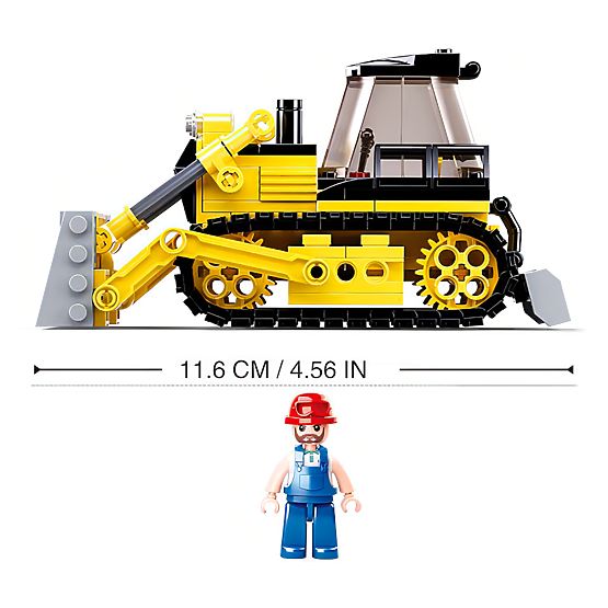 Costruzioni Sluban Town Costruttori M38-B0802 - Bulldozer