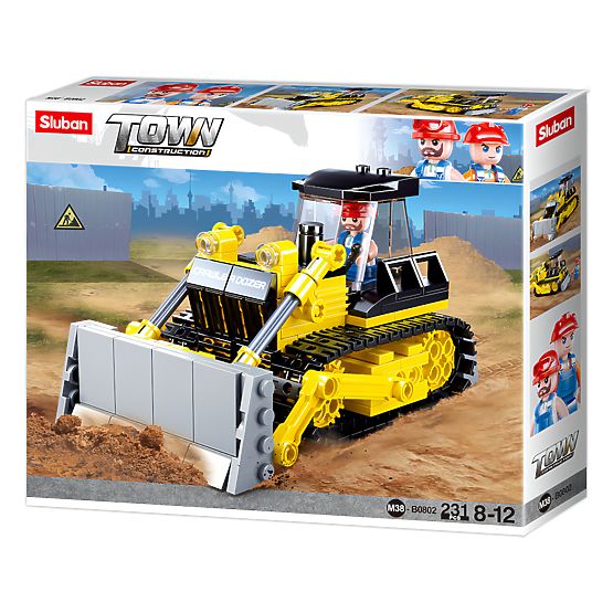 Costruzioni Sluban Town Costruttori M38-B0802 - Bulldozer