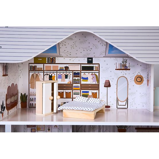 Casa delle bambole con mobili Emma Ekotony Residence