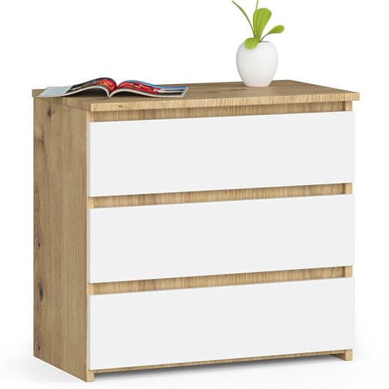 CREDENZA CL3 3SZ CLP PK ROVERE ARTISAN / BIANCO