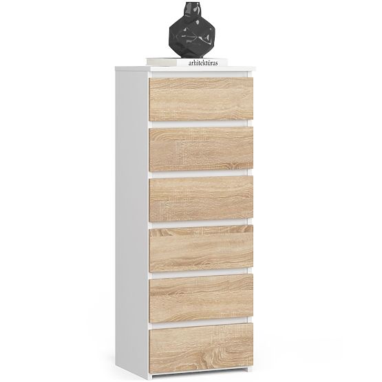 CREDENZA CL6 PK BIANCA / ROVERE SONOMA