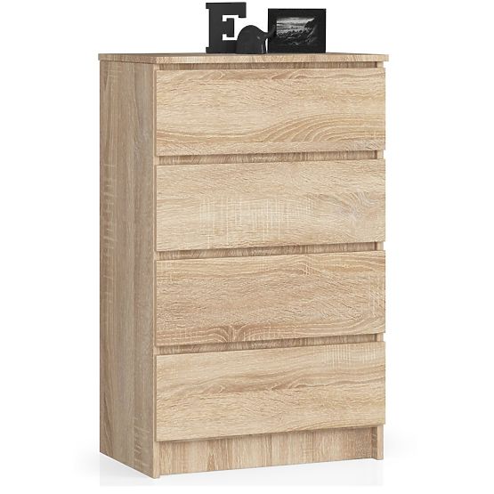 CREDENZA K 60 cm 4 CASSETTI PK ROVERE SONOMA