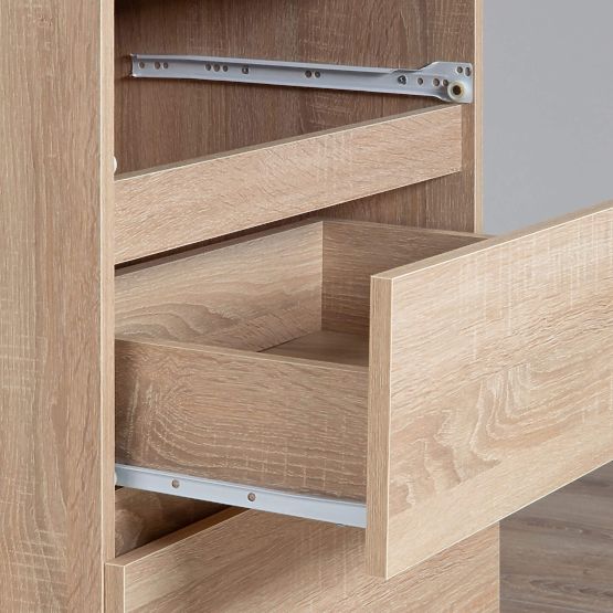 CREDENZA K 60 cm 4 CASSETTI PK ROVERE SONOMA