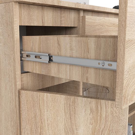 CREDENZA K100 2D 3SZ 1P PK ROVERE SONOMA