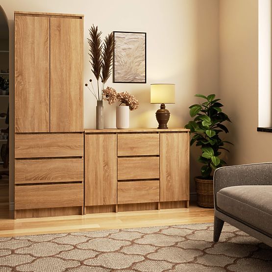 CREDENZA K100 2D 3SZ PK ROVERE SONOMA