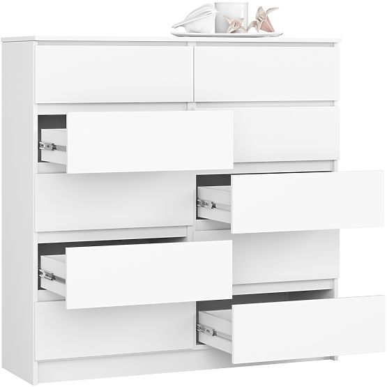 CREDENZA K120 10 CASSETTI CLP PK BIANCA