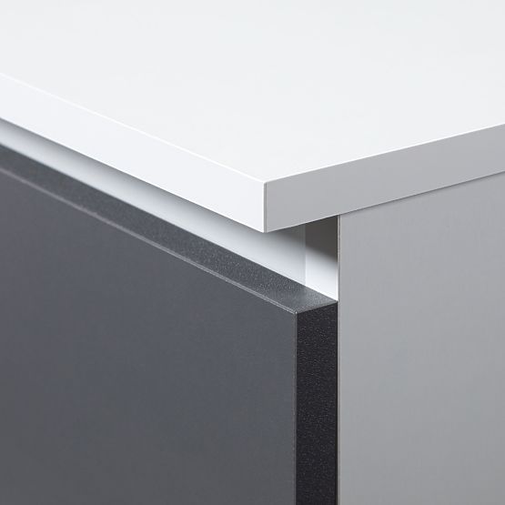 CREDENZA K120 4SZ CLP PK BIANCA / GRIGIA