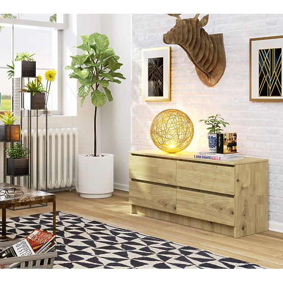 CREDENZA K120 4SZ CLP PK ROVERE ARTISAN