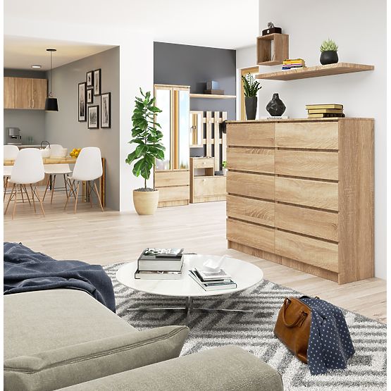 CREDENZA K140 10SZ CLP PK ROVERE SONOMA