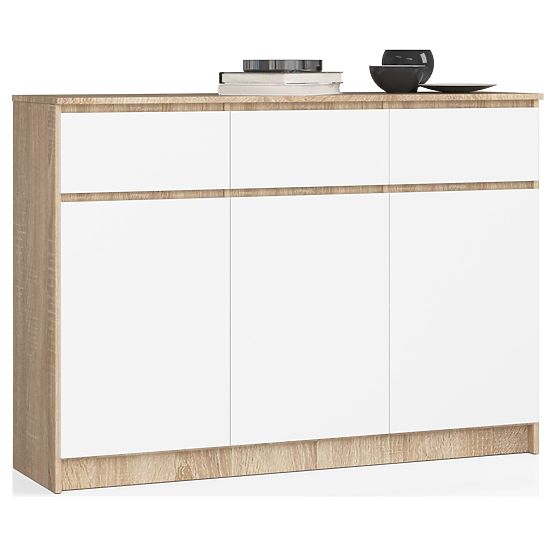 CREDENZA K140 3D 3SZ CLP PK SONOMA / BIANCO
