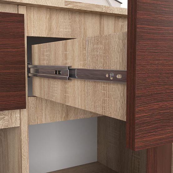 CREDENZA K140 3D 3SZ CLP PK SONOMA / WENGE