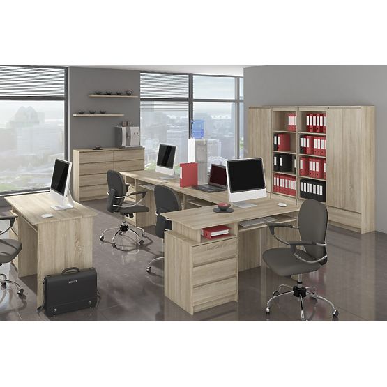CREDENZA K140 8 CASSETTI CLP PK ROVERE SONOMA