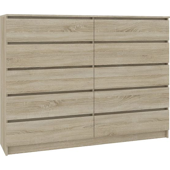 CREDENZA K160 10 CASSETTI CLP PK ROVERE SONOMA