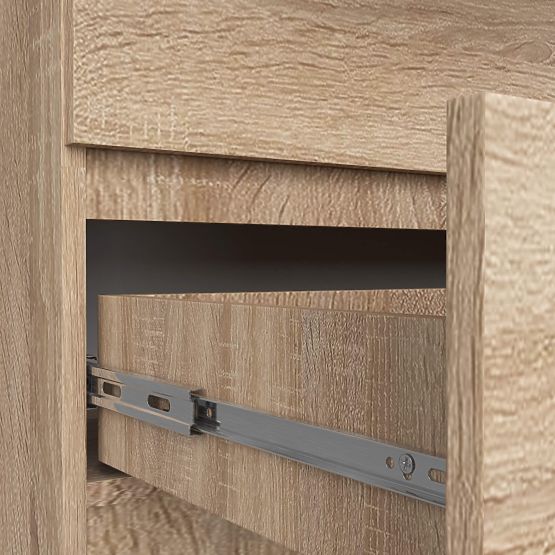 CREDENZA K160 10 CASSETTI CLP PK ROVERE SONOMA