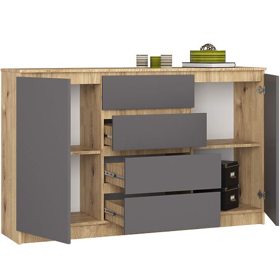 CREDENZA K160 2D 4SZ CLP PK ARTISAN / GRIGIO