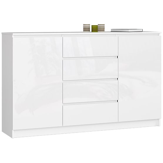 CREDENZA K160 2D 4SZ CLP PK BIANCO LUCIDO