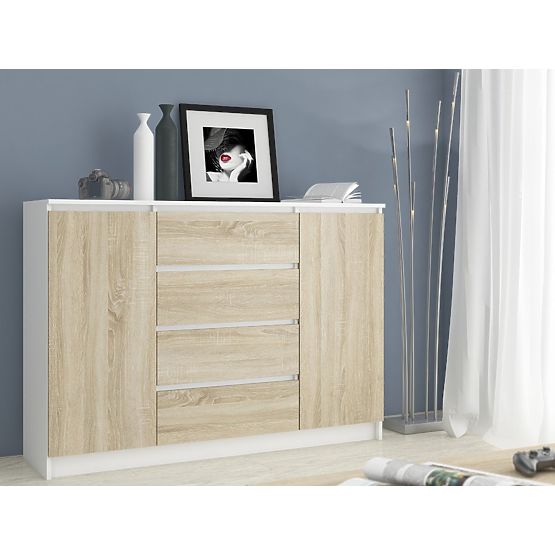 CREDENZA K160 2D 4SZ CLP PK BIANCO / SONOMA